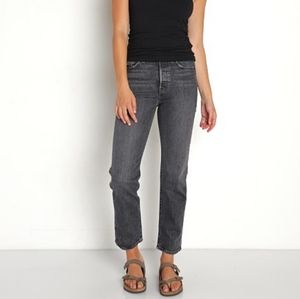 Levi's Black Break A Leg Wedgie Straight Jeans 27